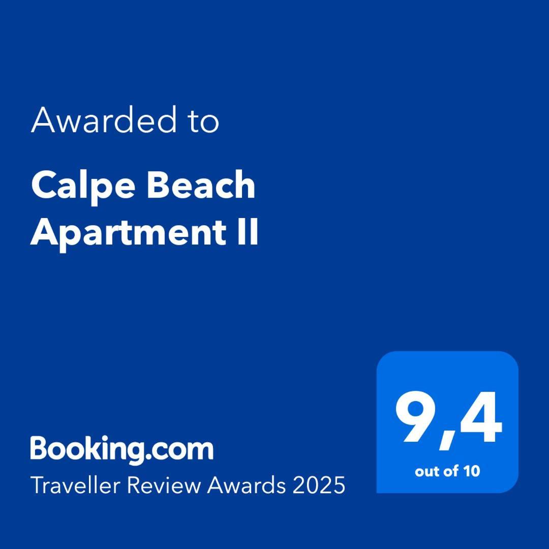 Calpe Beach Apartment II Turquesa Beach Ifach Eksteriør bilde
